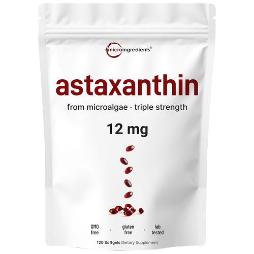 Micro Ingredients Astaxanthin 12mg with MCT Oil